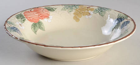 Fruits Collage Coupe Soup Bowl