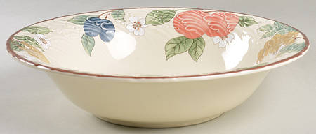 Fruits Collage 10" Round Vegetable Bowl