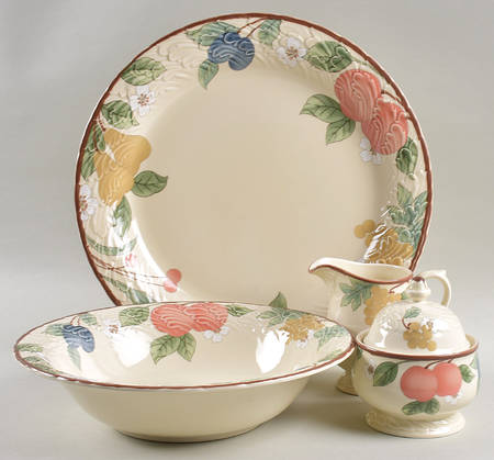 Fruits Collage 5 Piece Hostess Set