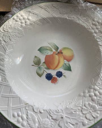 Fruit Cove Large Rim Soup Bowl