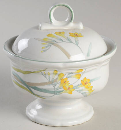 Freesia Sugar Bowl & Lid