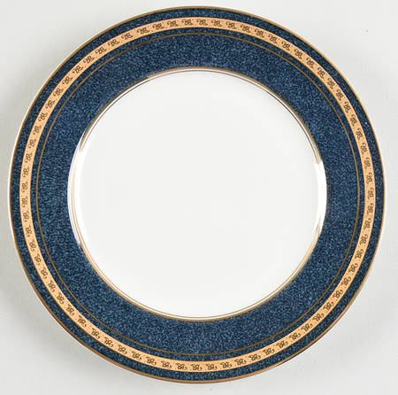 French Embassy Black Bread & Butter Plate