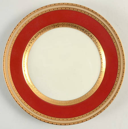 French Embassy Red (L2829) Salad Plate