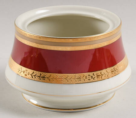 French Embassy Red (L2829) Sugar Bowl No Lid