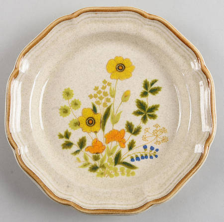 Fresh Floral Salad Plate