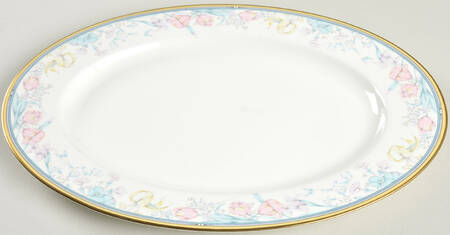Friendship Garden 12" Oval Serving Platter