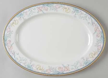 Friendship Garden 15" Oval Serving Platter