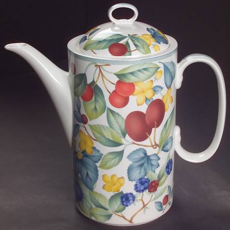 Fruit Grove Coffee Pot & Lid
