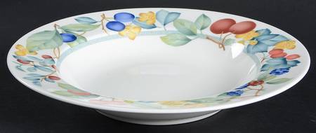 Fruit Grove Large Rim Soup Bowl