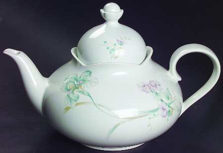French Iris Teapot & Lid
