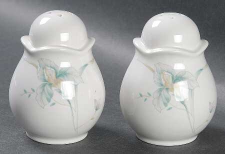 French Iris Salt & Pepper Set
