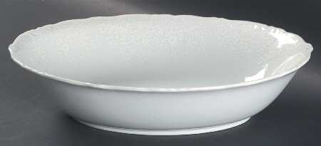 French Lace 10" Oval Vegetable Bowl