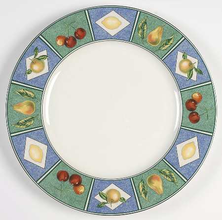 Fruit Mural 12" Chop Plate (Round Platter)