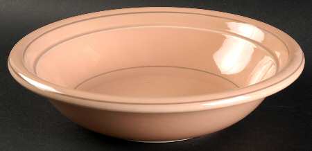 Fresh Peach 9" Round Vegetable Bowl