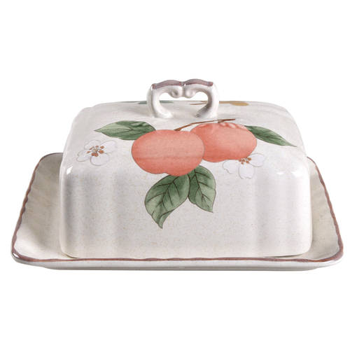 Fruit Panorama Rectangular Covered Butter