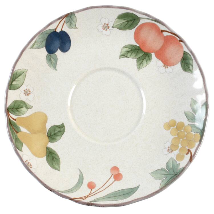 Fruit Panorama Underplate for Round Gravy Boat