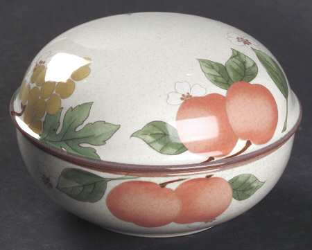 Fruit Panorama 4" Round Box & Lid