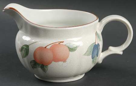 Fruit Panorama Round Gravy Boat