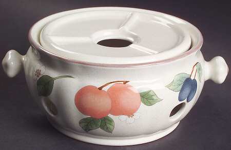 Fruit Panorama 2 Piece Warmer Stand
