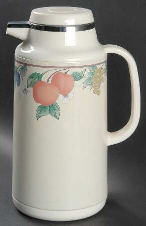 Fruit Panorama Plastic Thermos/Carafe & Lid