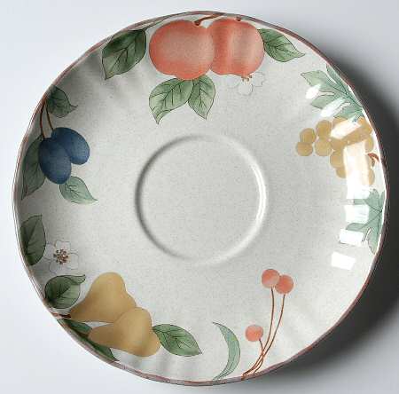 Fruit Panorama Saucer for Footed Cup