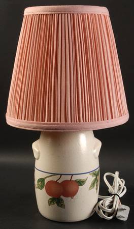 Fruit Panorama 9" Electric Lamp & Shade
