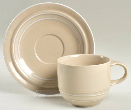 Free Spirit Flat Cup & Saucer Set by Mikasa