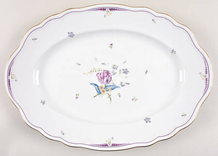 French Tulip 15" Oval Serving Platter
