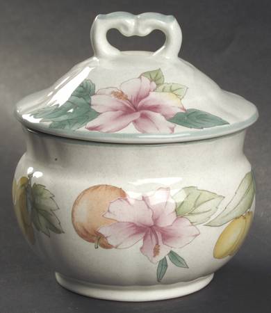Fruitage Sugar Bowl & Lid
