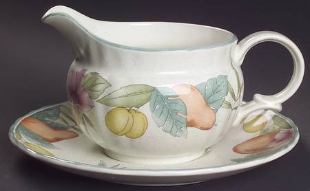 Fruitage Gravy Boat & Underplate
