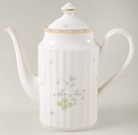 French Violets Coffee Pot & Lid