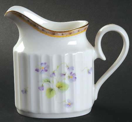 French Violets Creamer by Mikasa