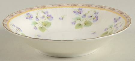 French Violets Fruit/Dessert (Sauce) Bowl