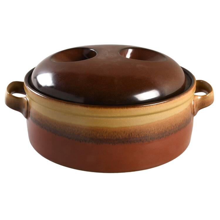 Fusion 3 Quart Round Covered Casserole