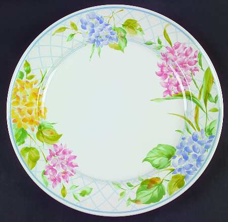 Garden Bouquet 12" Chop Plate (Round Platter)