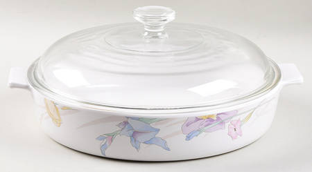 Gabriele 2 Qt Round Covered Casserole by Mikasa