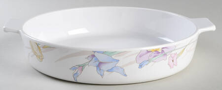 Gabriele 2 Qt Round Covered Casserole No Lid by Mikasa