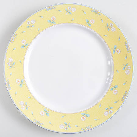 Garden Chintz Saffron Salad Plate