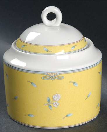 Garden Chintz Saffron Sugar Bowl & Lid