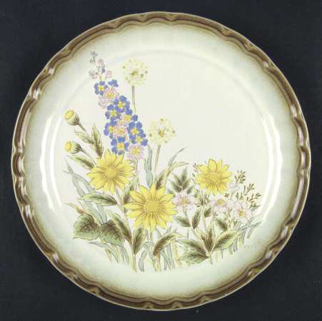 Garden Floral Dinner Plate