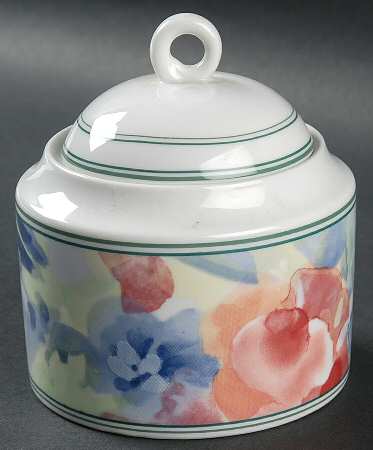 Garden Flair Sugar Bowl & Lid