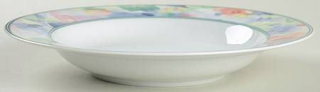 Garden Flair Rim Soup Bowl