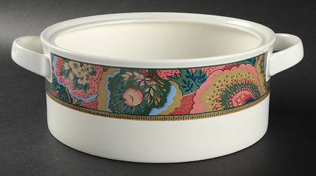 Garden Frenzy 2 Qt Round Covered Casserole No Lid