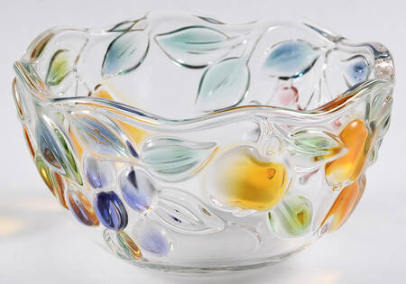 Garden Harvest Glassware Chip and Dip, Bowl Only