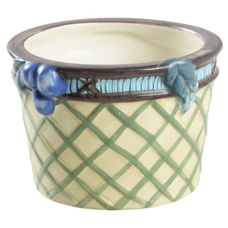 Garden Harvest Sculpted Sugar Bowl No Lid