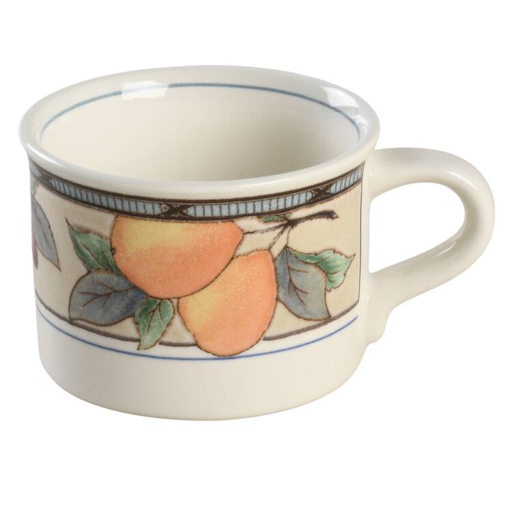 Garden Harvest Flat Demitasse Cup