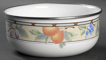 Garden Harvest 7" Metal Bowl