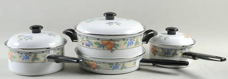 Garden Harvest 7-Piece Metal Cookware Set (CM4, SPCM10, SPCM2, SKM9NL)