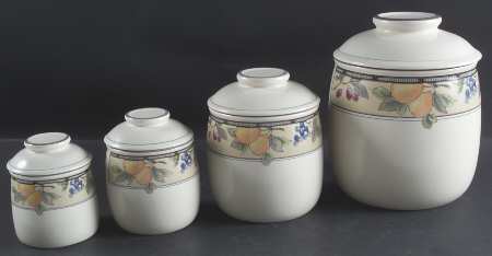 Garden Harvest (4 Piece) Canister Set (Box Set)