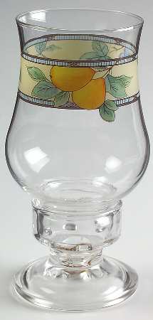 Garden Harvest (2 Piece) Glassware Hurricane Lamp